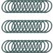 Zac's Alter Ego Set of 36 Endless Elastics Hair Bobbles Elastic Bands Hair Accessory Bottle Green - Buy Online on GoSupps.com