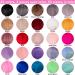 SIQUK 50 Pieces Faux Fur Pom Pom Balls - Bright 25 Colors - Hats, Beanies, Shoes, Scarves, Gloves, Bags Accessories - Buy Online on GoSupps.com