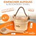 Alpine Breath Sauna Bucket with Trowel - 100% Natural Wood Sauna Accessories & Infusion Set with Booklet - Durable Wellness Products - Buy Online on GoSupps.com