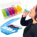 e-Pill MediShot 2 Times a Day Large Weekly Pills Case Morning and Night Pill Boxes Hold Vitamins Medicine & Supplement