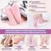 Hydrating Foot Peel Mask for Soft, Smooth Feet - Moisturizing Gel Socks for Cracked Heels - XL Size for Men and Women - Buy Online on GoSupps.com