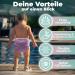 Kidverse Reusable Swimming Diapers for Babies (0-3 Years) - Skin-Friendly Adjustable Includes Carrying Bag & Laundry Net - Purple Rainbows - Buy Online on GoSupps.com