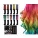 10 colors set of hair chalk comb hair chalk for girls temporary hair color comb washable color for cosplay Christmas Halloween birthday parties
