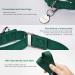 Durable Adjustable Martingale Dog Collar - No Escape Nylon for All Sizes (L 42-66cm) - Dark Green - Buy Online on GoSupps.com