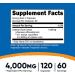 Nutricost Valerian Root Capsules 1000mg - 120 Count, Vegetarian Caps, Gluten-Free, Non-GMO - Buy Online on GoSupps.com