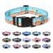 Suredoo dog collar adjustable soft & comfort nylon dog collar for small medium-sized dog puppies (L beach) l (neck circumference 38-63 cm width 2.5 cm) beach