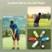 Mile High Life Golf Divot Repair Tool with Magnetic Ball Marker | Foldable All Metal Design with Pop-up Button | Men's Golf Accessories - G-Red - Buy Online on GoSupps.com