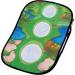 Double Sided Golf Chipping Cornhole Game | Pop Up Target & Chipping Mat Set with 8 Soft Balls - Indoor & Outdoor Practice - Buy Online on GoSupps.com