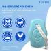 Foamie Hydro Shampoo Bar with Hyaluronic Acid | Moisturizing Booster for Dry Hair | With Aloe Vera and Hyaluronic Acid | Skin-Friendly pH | Vegan & Plastic-Free | 80 g - Buy Online on GoSupps.com