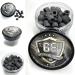 SSR 100 x D-Type Rubber Steel Balls 6g - Heavy Training & Defense Ammo for Paintball Pistols | 68 Caliber, Black - Buy Online on GoSupps.com
