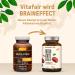 Braineffect Reishi Forte 1500mg - High-Dose 120 Capsules | Pure Additive-Free German Quality | 40% Bioactive Polysaccharides - Shop Internationally! - Buy Online on GoSupps.com