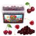 Bite & Delight 300g Freeze-Dried Cherries Sweet Crunchy and Healthy Snack Ideal for a Diet Without Added Sugar Bucket