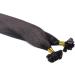 Hair2Heart Premium Real Hair Extensions - 25 Strands 0.8g 40cm Bondings - #1 Black - International Shipping Available - Buy Online on GoSupps.com