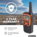Midland X-TALKER T51VP3 Two-Way Radios (Pair Pack) - 22 Channel FRS Walkie Talkies with Extended Range, 38 Privacy Codes, NOAA Weather Alert - Black/Orange - Buy Online on GoSupps.com