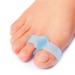 PrettSole 6 Pairs Big Toe Separators Toe Spacers with 2 Loops Bunion Relief Pads to Separate and Realign Big Toes - for Overlapping Toes Blister or Corn Inside Toes