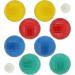 Boule Set 10 Pcs | Colorful Plastic Boules with Storage Holder | 8 Balls 7cm & 2 Balls 3cm | International Shipping Available - Buy Online on GoSupps.com