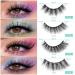 20 Pairs Magefy Handmade Faux Mink Eyelashes - Natural Look, 4 Styles, Fluffy False Lashes Pack - Green - Buy Online on GoSupps.com
