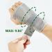 Adjustable Wrist Brace for Carpal Tunnel - Left Hand Support with 2 Metal Splints | Arthritis Recovery Night Brace - Buy Online on GoSupps.com