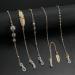 Buy SBTRKT 10-Piece Alloy Eye Chain - Strong Durable & Stylish for Daily Use Streetwear Weddings Parties - Perfect Gift in Gold - Buy Online on GoSupps.com