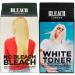 (2 PACK) Bleach London NO BLEACH Bleach Kit LIGHTENS HAIR upto 5 LEVELS NO BLEACH & Bleach London White Toner Kit
