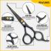 STONLI 5 Premium Beard & Moustache Scissors for Men - Ultimate Facial Hair Styling Tool - Nose Hair Trimming - Black - Buy Online on GoSupps.com