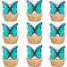 Gyufise 48Pcs Edible Butterfly Cake Decorations Butterfly Cupcake Topper Edible Wafer Paper Butterflies Edible Butterfly Cake Cupcake Decoration Green - Buy Online on GoSupps.com