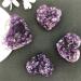 Natural Crystal Rough Natural Heart Shape Amethyst Quartz Crystal Cluster Geode Gemstone Collections Home Decor Valentine's Day Gift (Size : 2-3cm) - Buy Online on GoSupps.com