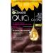 Garnier Olia Permanent Hair Dye Ammonia-Free Hair Color 6.12 Iridescent Light Brown 100% Grey Coverage Long-Lasting Hair Shine With 60% Oils 1 Application BROWN SHADES 6.12 Iridescent Light Brown