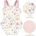 GAGAKU Doll Carrier - 100% Cotton Baby Front & Back Carrier for Kids | Adjustable Straps | Pink 2-Rose Garden - Shop Internationally! - Buy Online on GoSupps.com