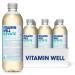 Vitamin well vitamin water with taste - vitamin B12 biotin folic acid - functional and low -calorie drink enriched with functional ingredients - 12 x 500ml including deposit (elevate)