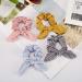 12-Piece Rabbit Ear Bow Scrunchies Set - Wave Point Hair Ties for Women and Girls - Buy Online on GoSupps.com