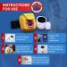 Captain Dry Wireless Bedwetting Alarm for Kids - Loud Sound, Armband Included - Clinically Proven System for Deep Sleepers Boys and Girls - Buy Online on GoSupps.com