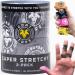 Super Stretchy Thumb Tape - Weightlifting Hook Grip Tape & WOD Tape for Cross Training Gym Workout Tape Athletic Finger Wrap - Flexes with Every Move - 15 Feet per Roll (Black 2-Pack)
