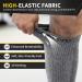 Cambivo Waden Compression Stockings for Men & Women - 2 Pairs of Elastic Calf Compression Socks for Running & Daily Comfort - Footless Design in S-M Gray - Buy Online on GoSupps.com