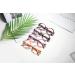 Bevi Stylish Blue Light Reading Glasses Set of 4 for Women - Round Readers with Spring Hinges - Flower Design 2.75x Magnification - Great Value - Buy Online on GoSupps.com
