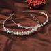Pangda Rhinestone Bridal Headband - Wedding Flower Girl Tiara with Pearl Diamond Crown - Buy Online on GoSupps.com
