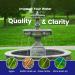 Hydra Fountain Clear Water Feature Cleaner | 60ml - Treats 800L | Algae & Biofilm Treatment for Crystal Clear Water - Buy Online on GoSupps.com