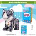Marsjoy Interactive Robot Cat Plush Toy - Gray Pattern, Electronic Pet for Girls, Kids - 12 inches - Buy Online on GoSupps.com