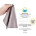 Extra Large Premium Microfiber TV Screen Cleaning Cloths - Pack of 4 | 12 x 12 inches | 30x30cm | 300 Wash Guarantee | Chemical-Free Cleaning | Non-Scratch | for OLED, LCD, iPad, Laptop Screens with Storage Pouch - Buy Online on GoSupps.com