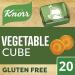 Knorr Vegetable Gluten-Free Stock Cubes for Rich Flavour in Vegetarian Meals - 20 x 10g - Buy Online on GoSupps.com
