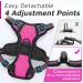 Eagloo Adjustable Dog Harness for Small Dogs - Anti-Train Durable Reflective Strips - Perfect for Walking & Jogging - Rose Red XS (1 Pack) - Buy Online on GoSupps.com