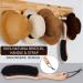 Premium Hat & Clothes Brush | 100% Horsehair Lint Brush for Suits Cowboy Hats & Pet Hair Cleaning - Buy Online on GoSupps.com