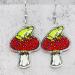 Shop Feylie Cute Frog Acrylic Earrings | Mushroom Drop & Dangle Earrings for Girls | International Shipping - Buy Online on GoSupps.com