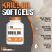 BulkSupplements Krill Oil 1000mg - 120 Softgels | High-Quality Omega-3 Supplement - Buy Online on GoSupps.com