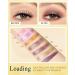 Pink Glitter Eyeshadow Pearl Shimmer Eye Shadow Palette with Brush Longwear Waterproof Cream Eyeshadow High Pigmented Ultra-Blendable Sparkly Single Highlighter Makeup Sombras Para Ojos Con Brillo-02 02# Rose Pink - Buy Online on GoSupps.com