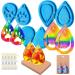 Harz earring shape |113 -part resin earring set tear -shaped ear ring shapes - 3 pair of resin earring jewelry pendant shapes for DIY trailer earring necklace jewelry