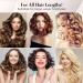 Hair Curler Automatic Curling Iron: 1.1inch Waver Hair Tool with 30s Instant Heat - Rotating Curling Wand Black - Buy Online on GoSupps.com