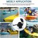 Inflatable Boat Air Valve Replacement Caps - 2PCS Spiral Air Plugs for Raft, Kayak, Marine Valve - Black - Buy Online on GoSupps.com