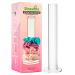 Strawbre Scrunchie Holder Stand Organizer, Hair Tie and Jewelry Storage, Teen Girls VSCO Stuff, Perfect for Gift and Bedroom Decor - Clear Acrylic 11 Inches Tower