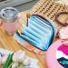 MuooouM Women s Bands Storage Bags | Watercolor Striped Menstrual Cup | Portable Female Bandages | Perfect for Teens & Adults - Buy Online on GoSupps.com